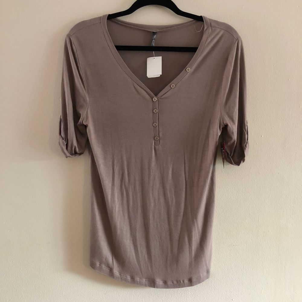 Splash Brown Henley Tunic